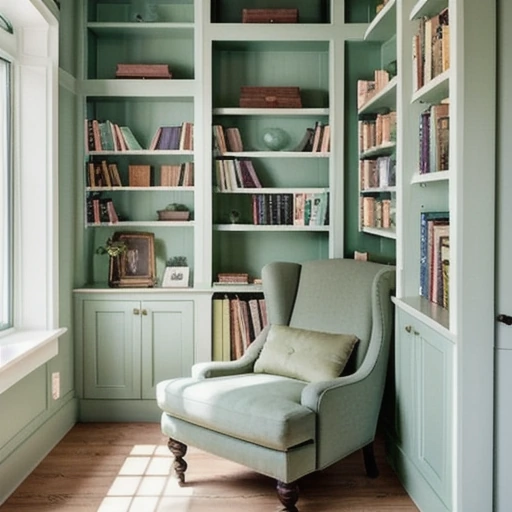 6 Sage Green Reading Nook Inspiration for Book Lovers design idea 9