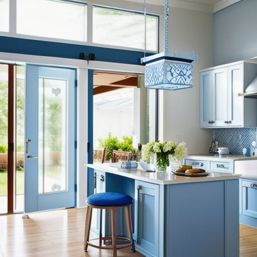 10 Blue and White Kitchen Decor design idea 9