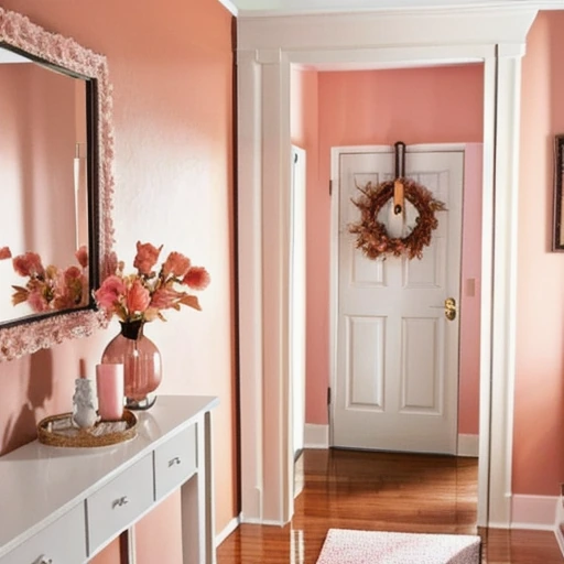 10 Peach Entryway Styling for a Welcoming Pinterest Home design idea 9