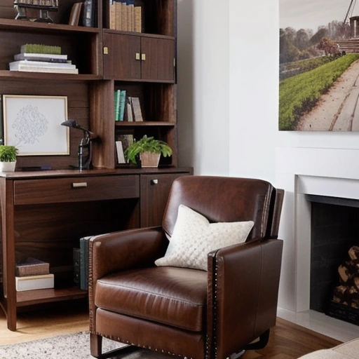 10 Walnut Brown Home Office Setup for Productivity and Style design idea 9